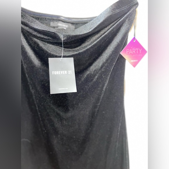 Velour Strapless Jumpsuit - Picture 11 of 12